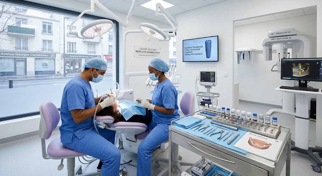 Salle de radiologie 3D Cone Beam pour les implants à Neuilly-Plaisance